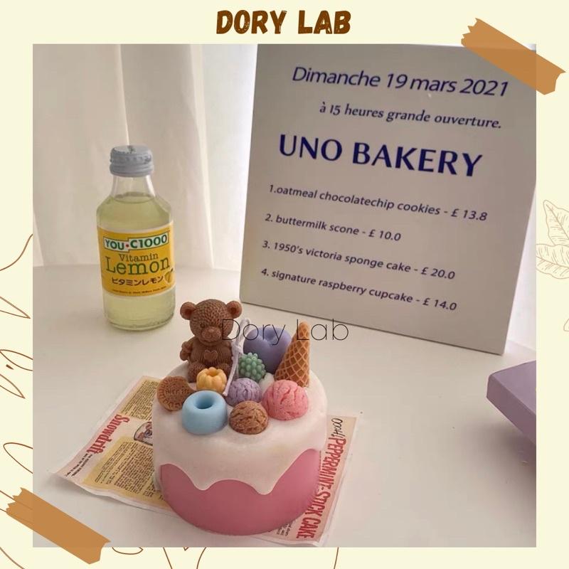 Nến Thơm Bánh Kem Làm Theo Yêu Cầu Nhiều Mẫu - Dory Lab