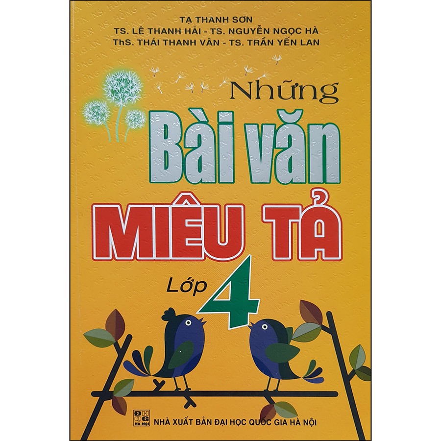 Những Bài Văn Miêu Tả Lớp 4