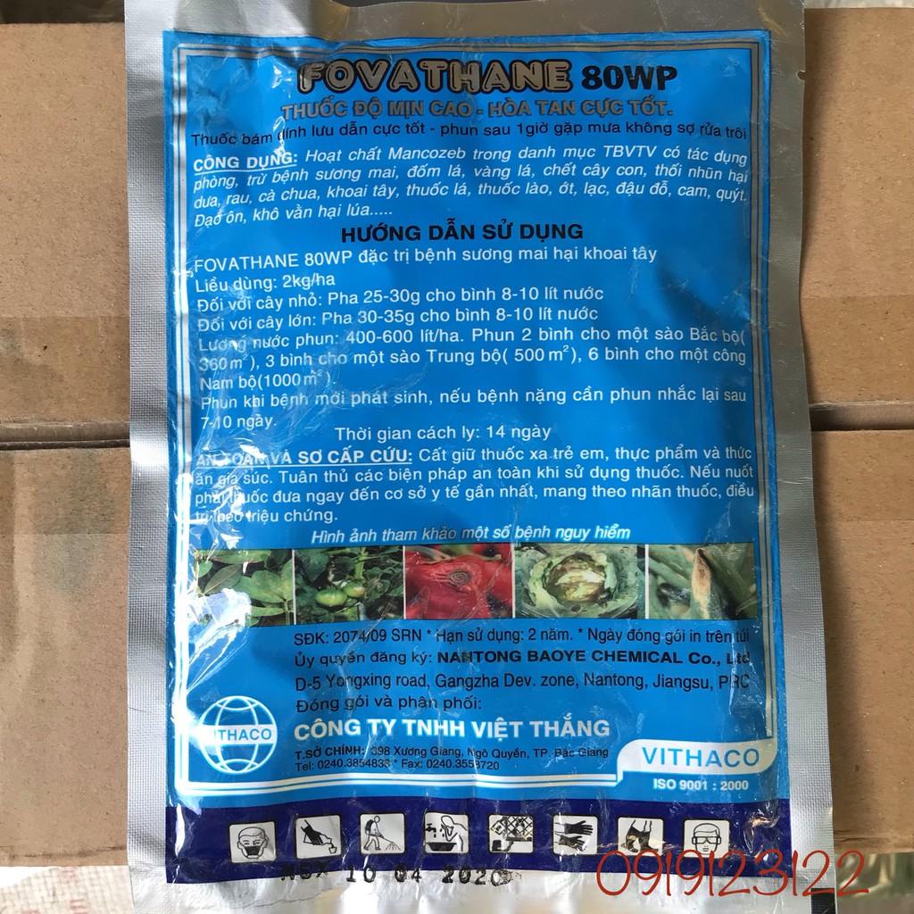 THUỐC TRỪ BỆNH CAO CẤP FOVATHANE MANCOZEB XANH 100G