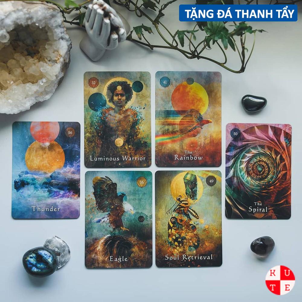 Bộ Bài Oracle Mystical Shaman 64 Lá Bài Tặng Đá Thanh Tẩy