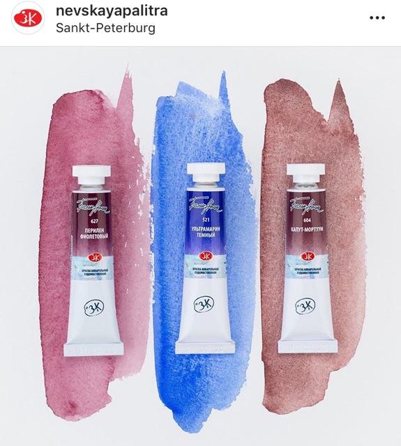 Màu nước và màu nhũ White nights pan lẻ dạng nén 2.5ml & tube 10ml