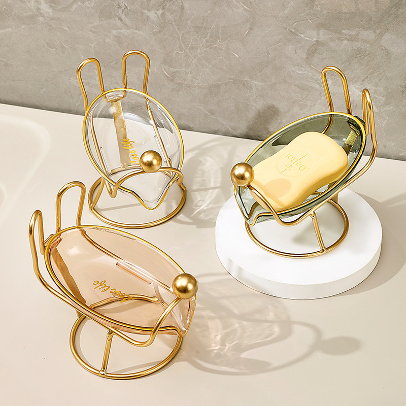 Khay Đựng Xà Bông Thoát Nước, Kệ Xà Phòng Rửa Tay Để Phòng Tắm, Nhà Bếp Decor Sang Trọng