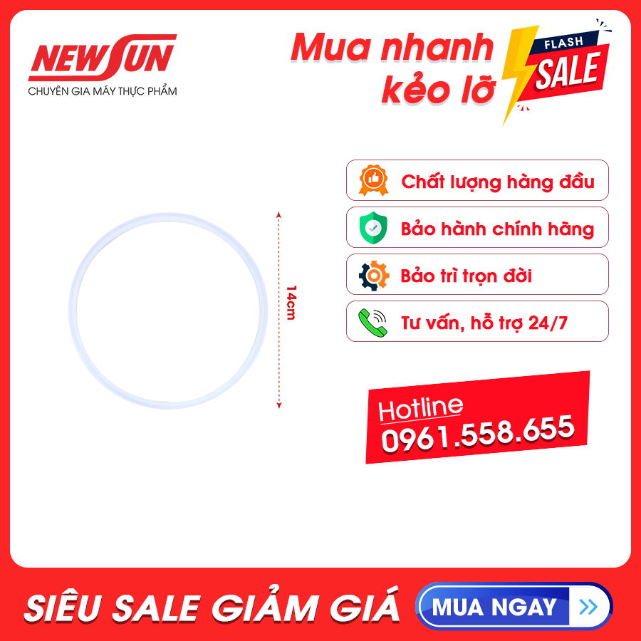Gioăng Cao Su Máy Đùn Xúc Xích