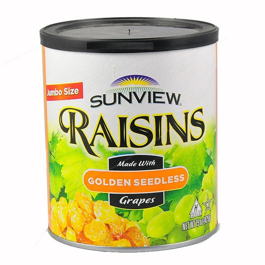 Nho Khô Mỹ Không Hạt Sunview Raisins 425g (Nho Vàng)