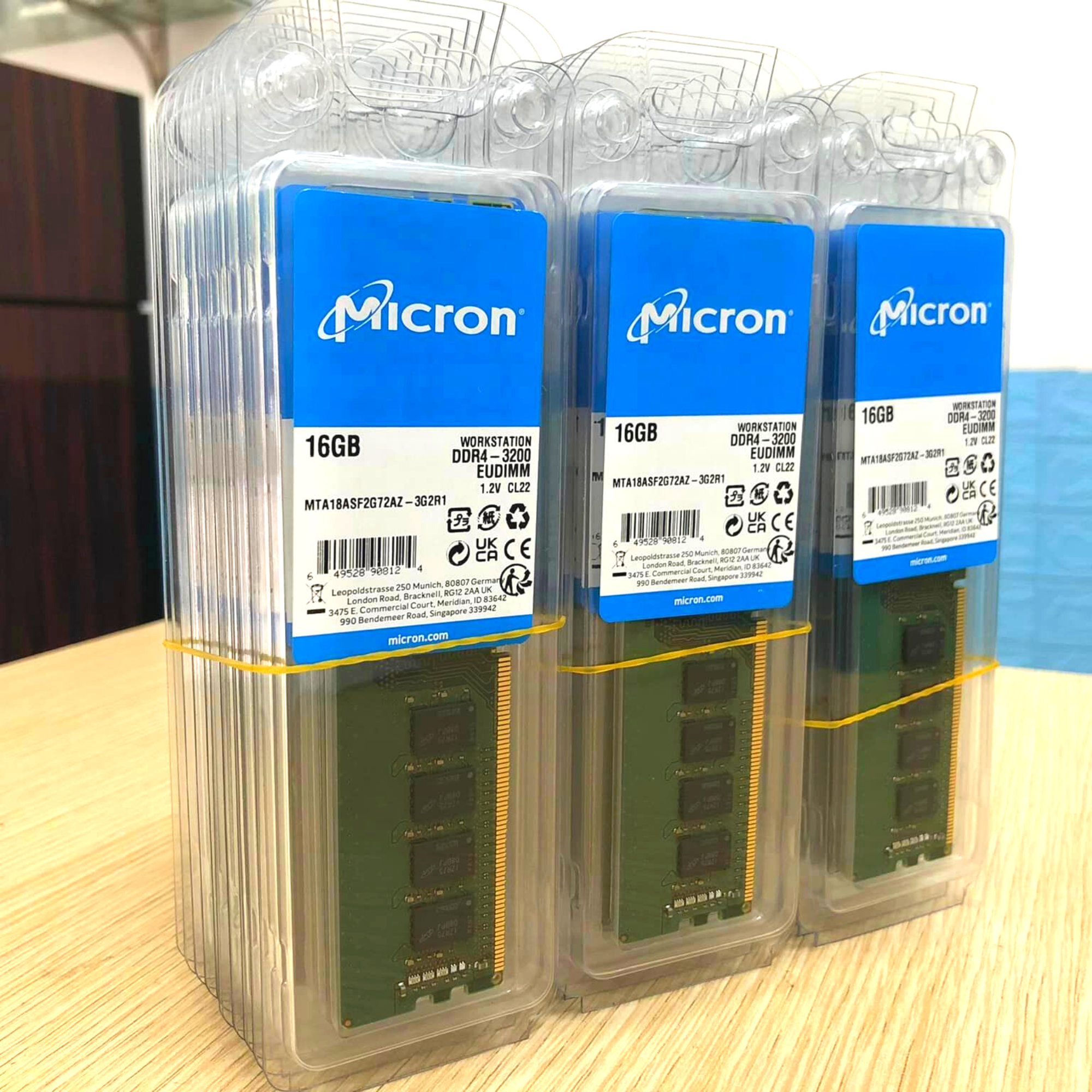 Ram Server Micron ECC UDIMM 16GB 3200MHz – MTA18ASF2G72AZ-3G2R1 - Hàng chính hãng