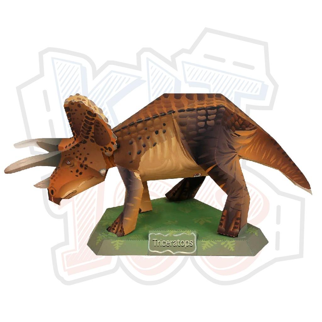 Mô hình giấy Khủng long Triceratops