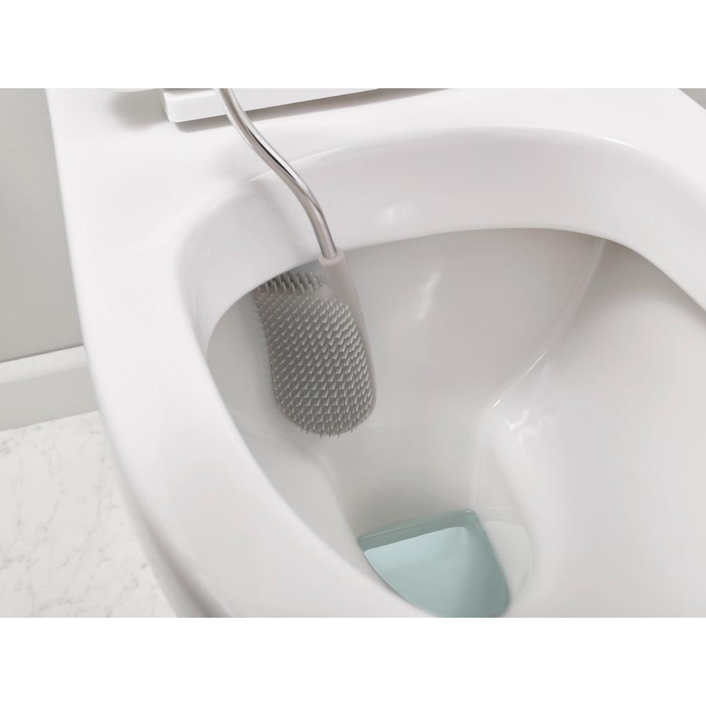 Bộ Cọ Toilet Joseph Joseph 705164 - Flex Plus Toilet Brush with Storage Caddy Grey