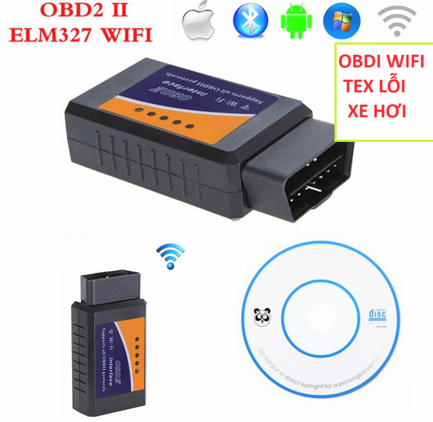 HỘP CHÍP BÁO LỖI XÓA LỖI CHUẨN ĐOÁN LỖI TRÊN XE HƠI ÔTÔ WIFI CẮM CỔNG OBD2 ELM327 TIỆN DỤNG HÀNG CHUẨN CHẤT LƯỢNG