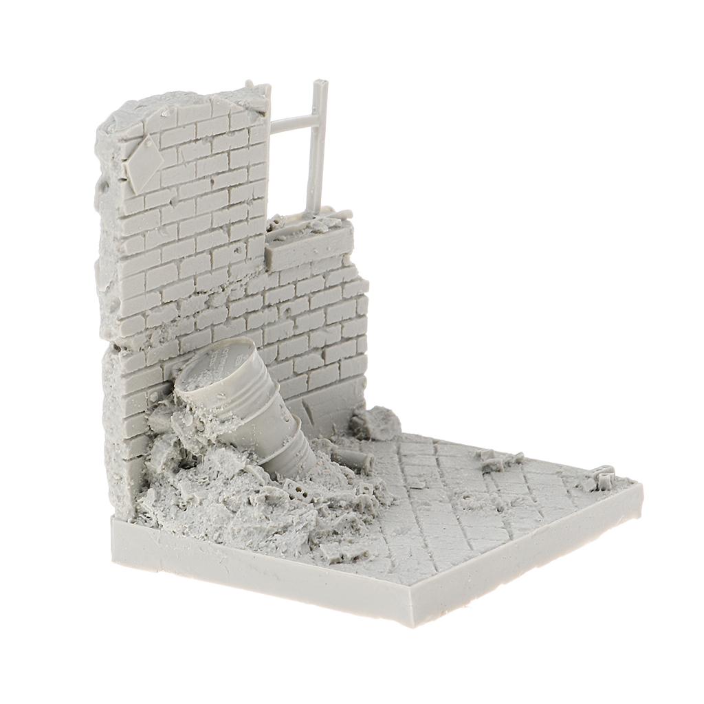 1/35 Quy Mô Nhựa Nghệ Thuật Thủ Công Phá Hoại Treo Tường Mẫu Cho Battlefied Cảnh Xây Dựng Số 3