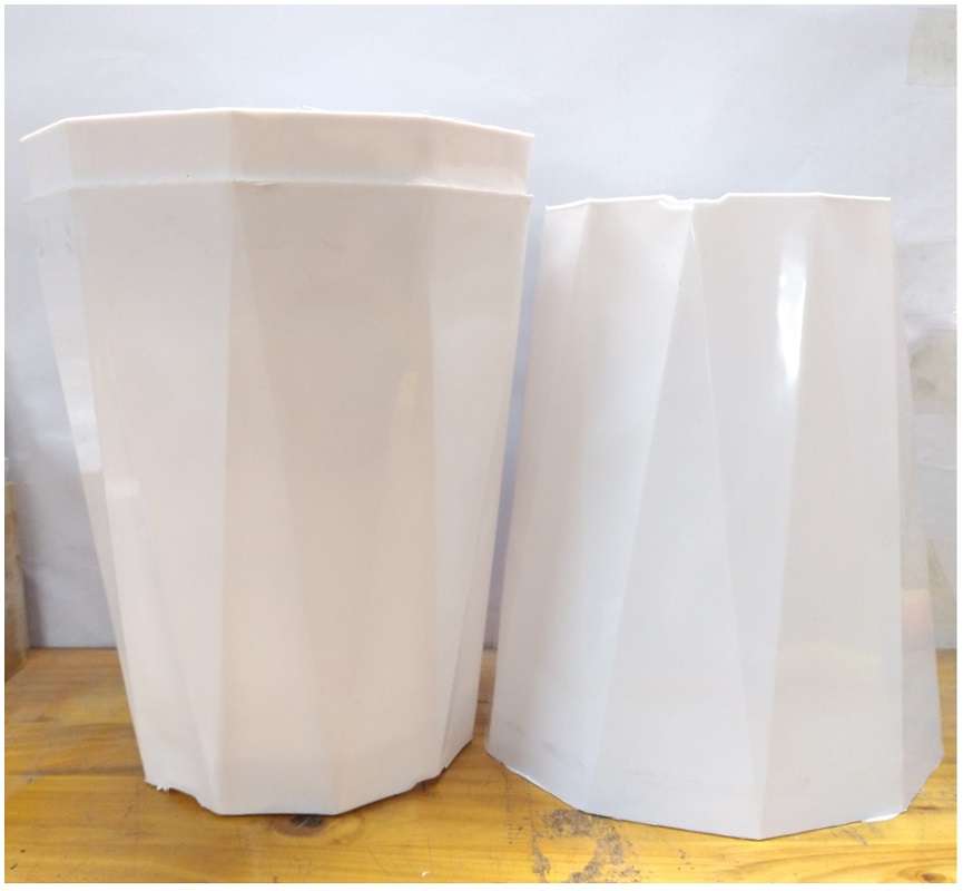 3 Chậu nhựa Kim Cương SO1, KT Miệng 24.5cm x Cao 29cm - Nhựa Đức Minh