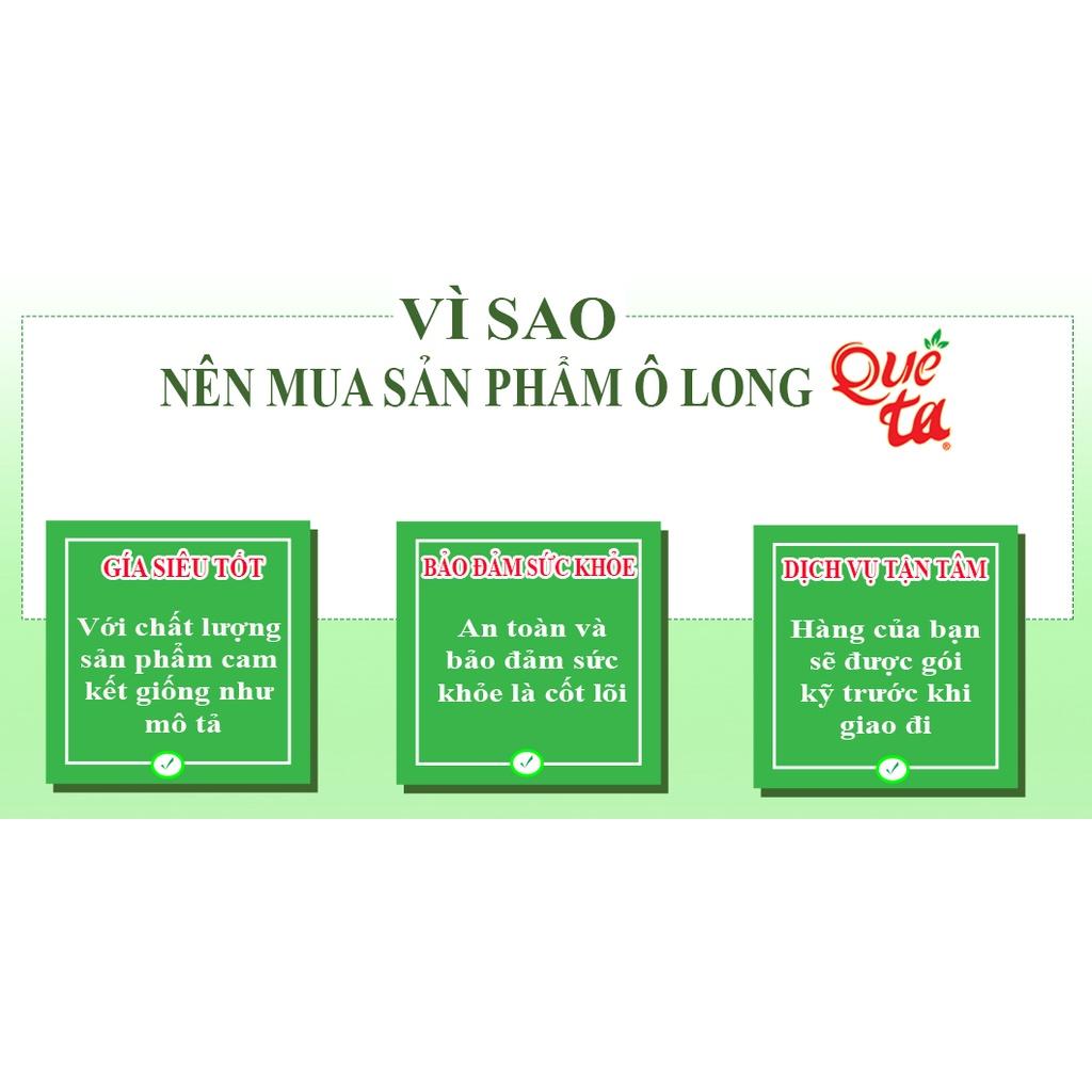 Trà ô long (o long, oolong, olong) cao cấp Quê Ta nguyên chất, nguyên liệu làm trà sữa ngon – 2 Hộp đỏ x 100g