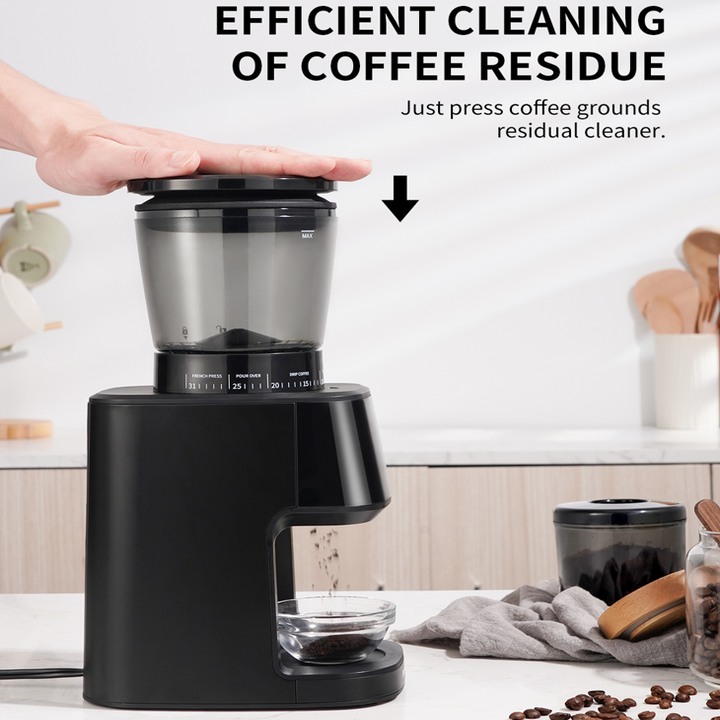 Máy xay hạt cà phê Espresso cao cấp Shardor BDCJ015 có Bảng điều khiển kỹ thuật số - Tích hợp 31 chế độ xay hạt cà phê - HÀNG NHẬP KHẨU