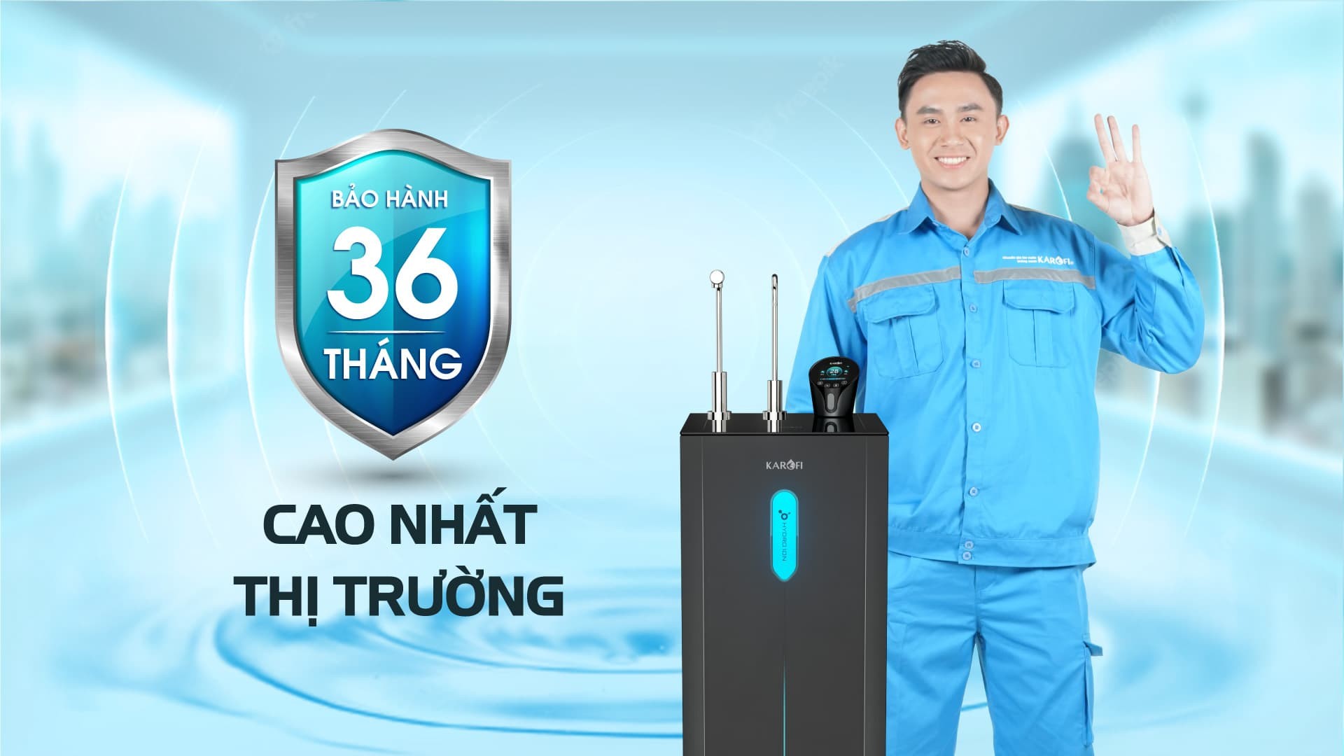 Máy lọc nước nóng lạnh Hydro-ion công nghệ điều khiển giọng nói KAE-S85 Plus - Hàng chính hãng