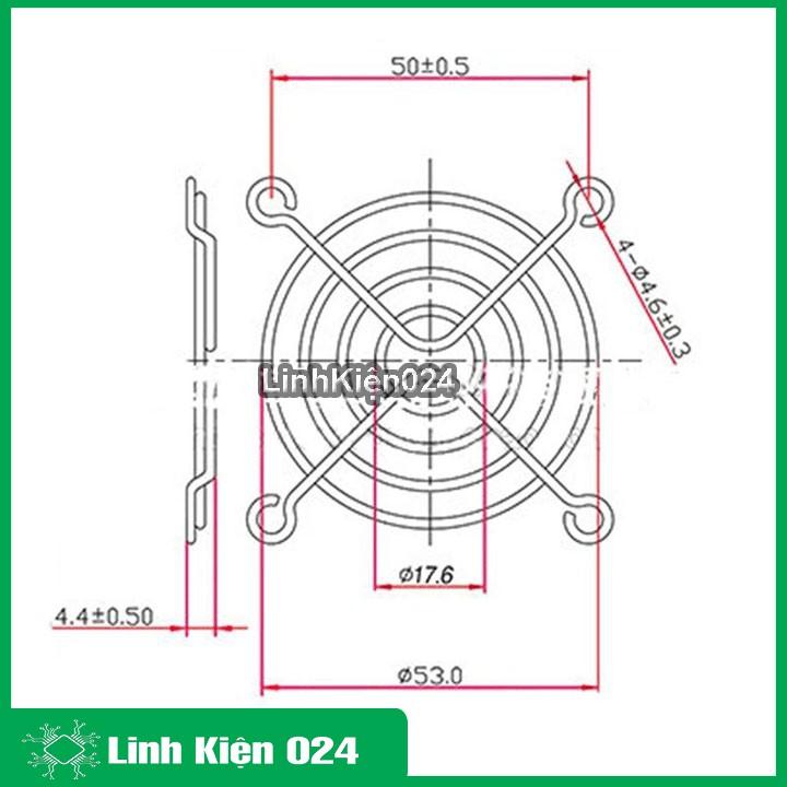 Lưới Bảo Vệ Quạt Tản Nhiệt Vuông