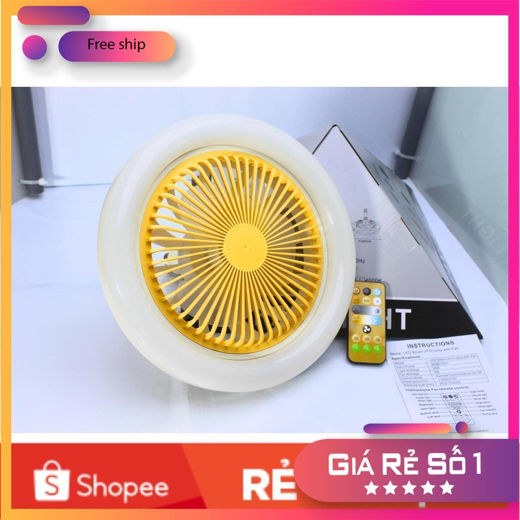 Quạt Trần Đèn LED Nhỏ 9,8 inch gắn đuôi E27 điều chỉnh im lặng 30W cho phòng khách phòng ngủ trẻ em