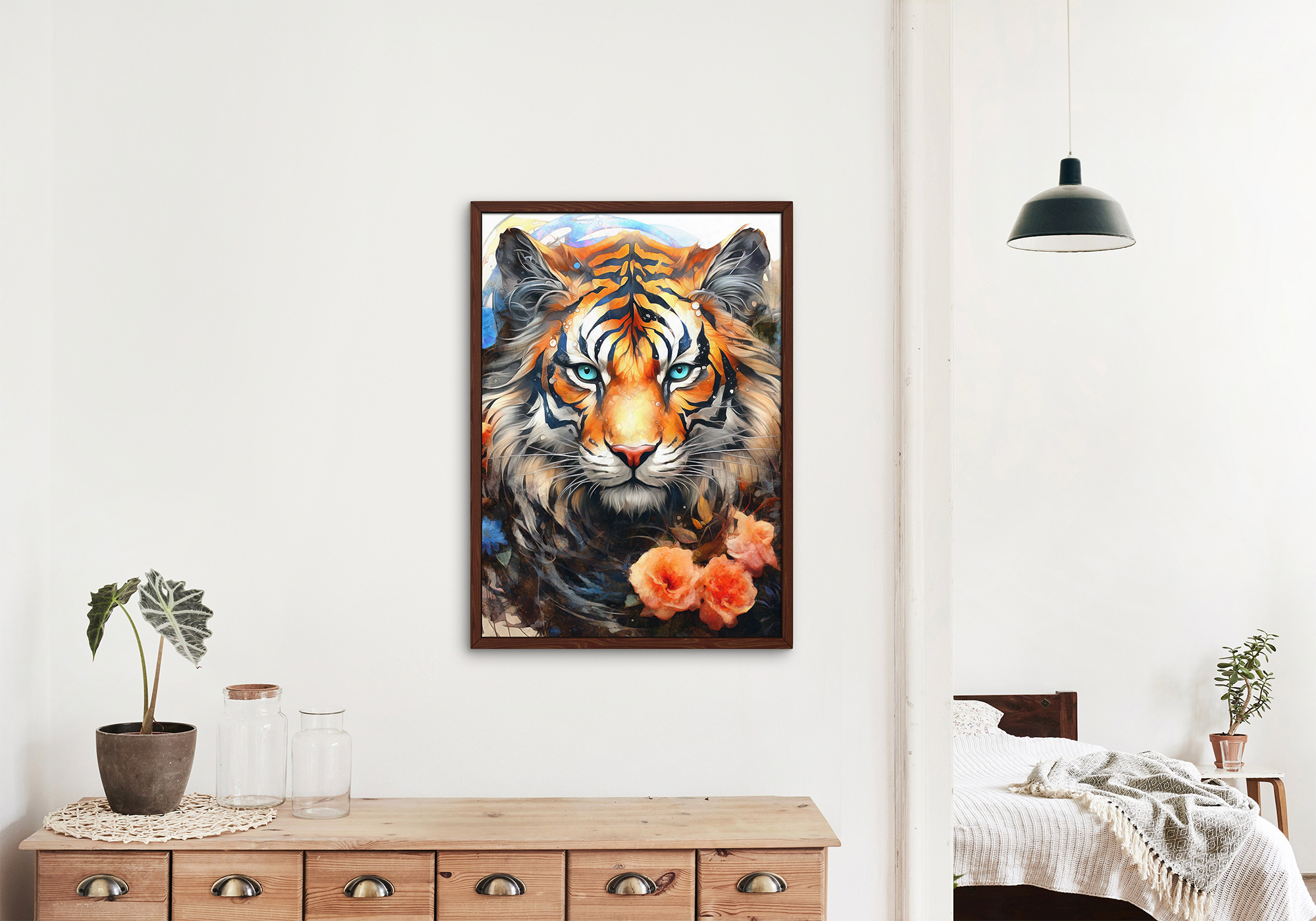 Quà tặng cho tâm | Tuổi Hổ | Tranh canvas nghệ thuật