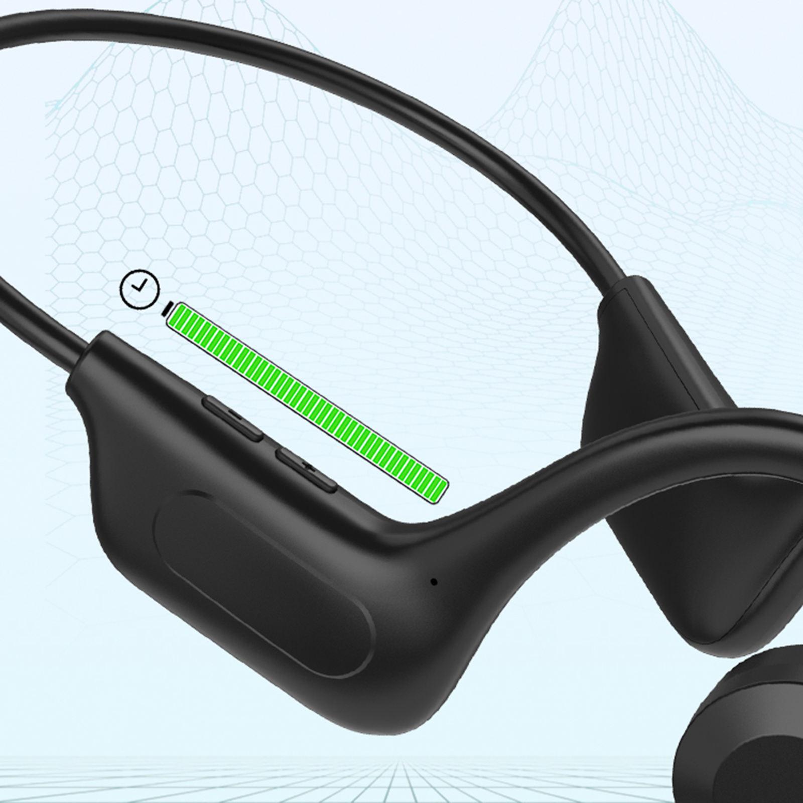 Bone Conduction Headphone Wireless Headset Earphones for Sports Running