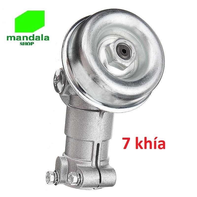 Đầu bò máy cắt cỏ bãi ống 24mm, ti bé tròn 7 khía, ti tròn 10 khía, ti vuông