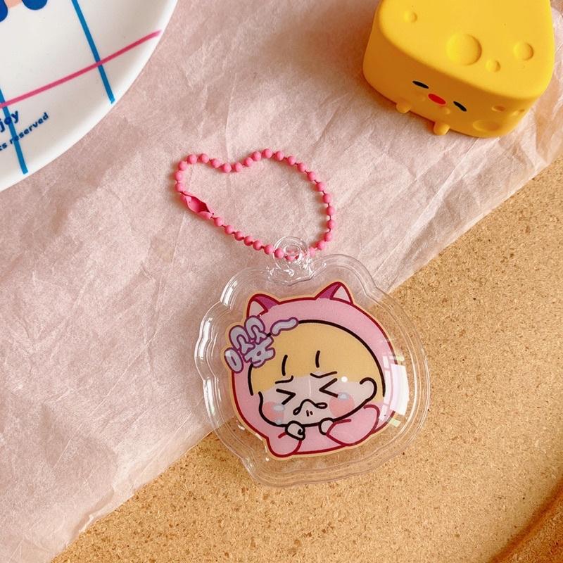 Móc khoá phao hoạt hình cô gái ulzzang dễ thương