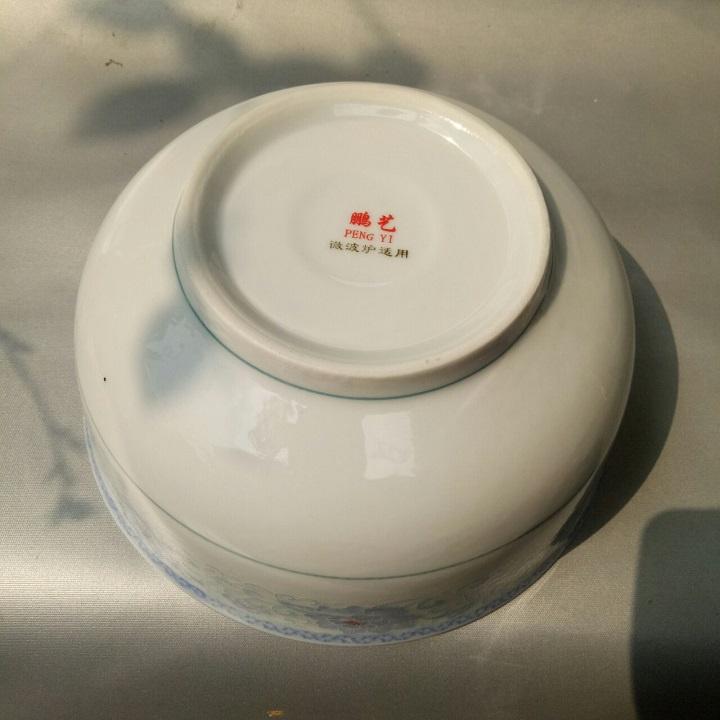 Tô Phở Hoa Xanh Mờ Đường Kính 18 cm Đẹp Và Tinh Tế