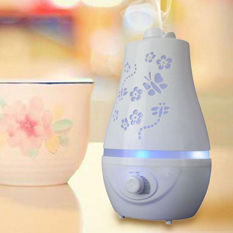 Máy khuếch tán tinh dầu siêu âm tạo ẩm hồ điệp 2400ml - máy xông tinh dầu phun sương Aramacs