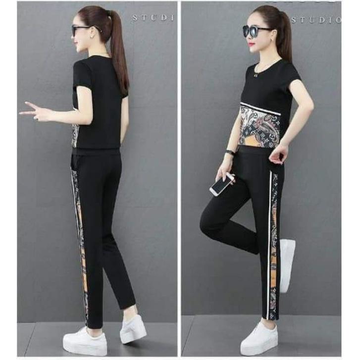 SÉT BỘ THỂ THAO PHỐI HỌA TIẾT