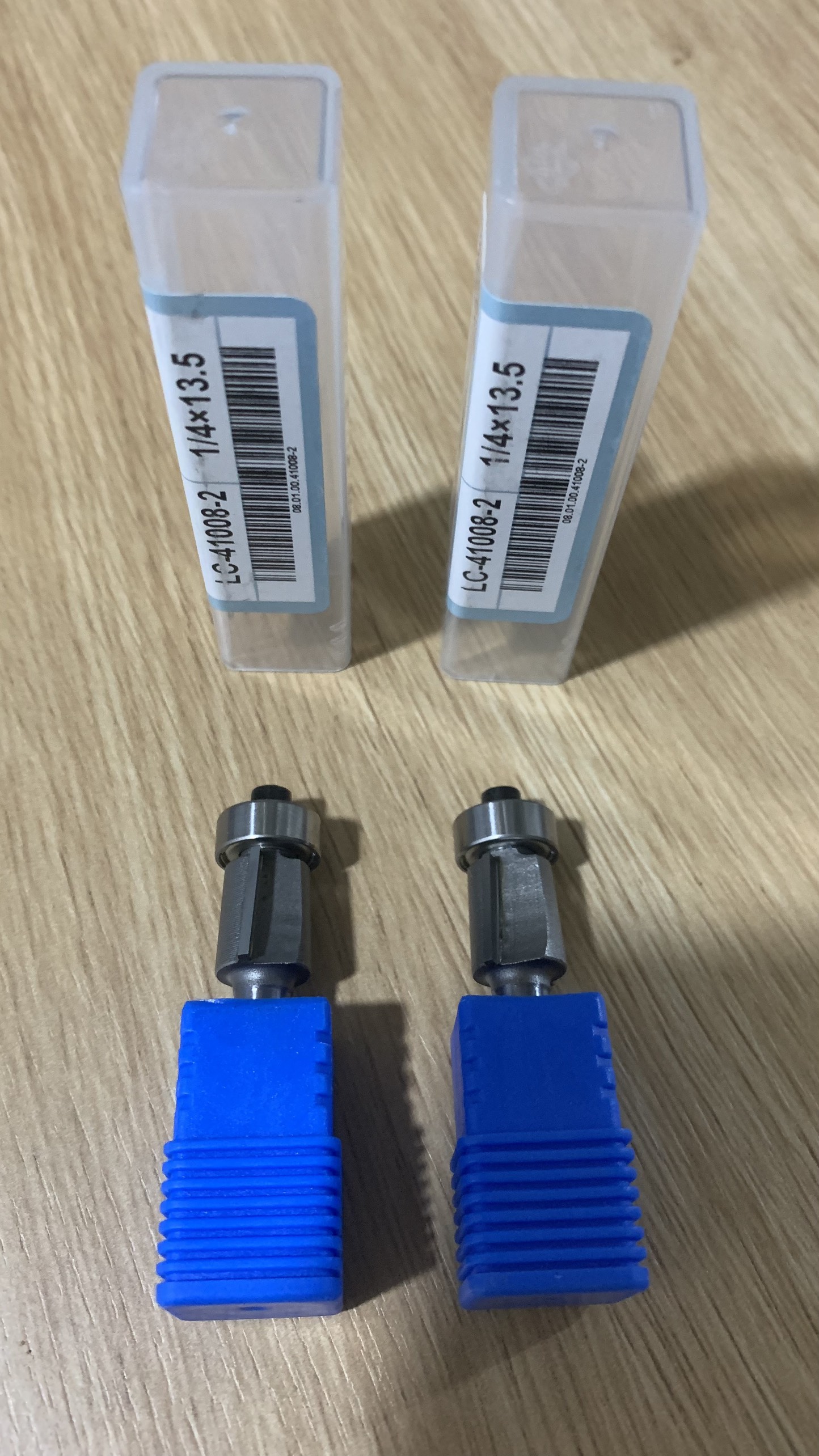 Mũi gọt chỉ dán cạnh gỗ 2 cánh 1/4*13.8 _ Mũi phay cạnh NẸP CHỈ gỗ bằng thép hợp kim sắc ngọt siêu bền