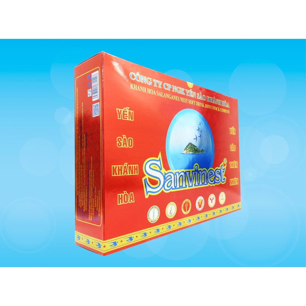 [Hộp 8 lọ] Nước Yến sào Sanvinest Khánh Hòa đóng lọ 70ml - Có đường 101