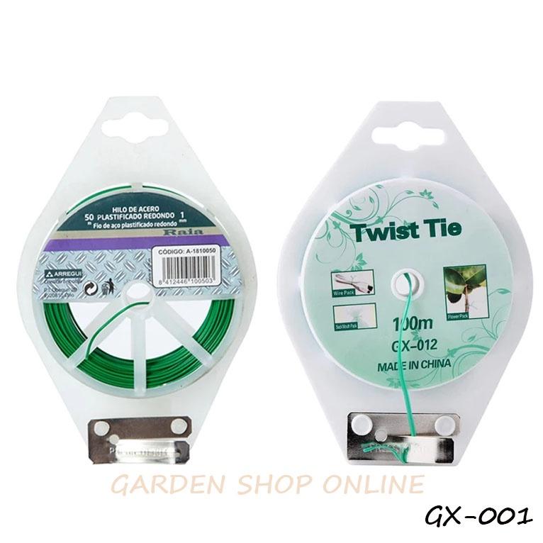 Cuộn dây buộc đồ đa năng vỏ nhựa lõi kẽm dài 50m, 100m
