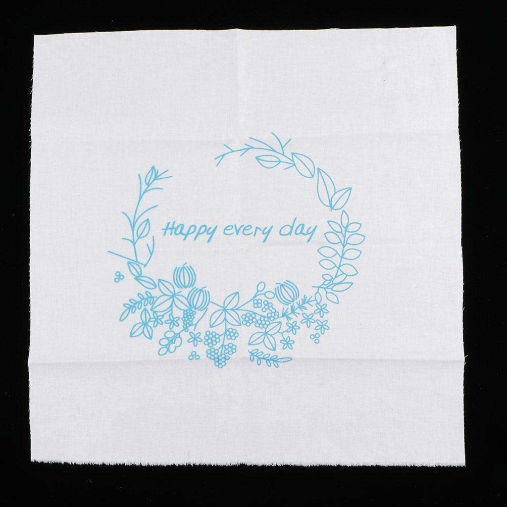 Full Range of Embroidery Starter Kit with 20cm Embroidery Hoop Style A