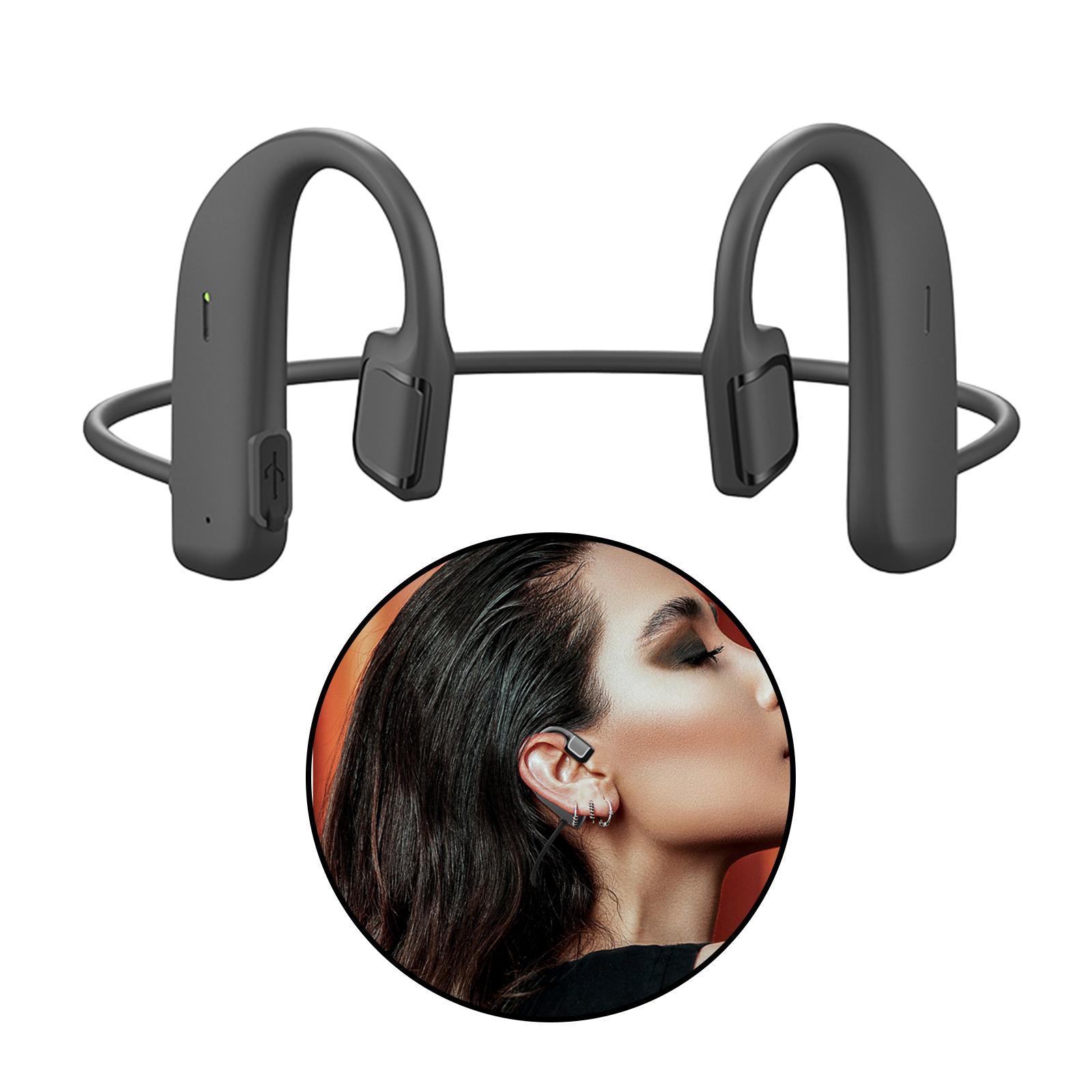 Bone Conduction Headphones Bluetooth Wireless Stereo with Mic for Running Driving Cycling Waterproof Open Ear Sports Headsets for Android