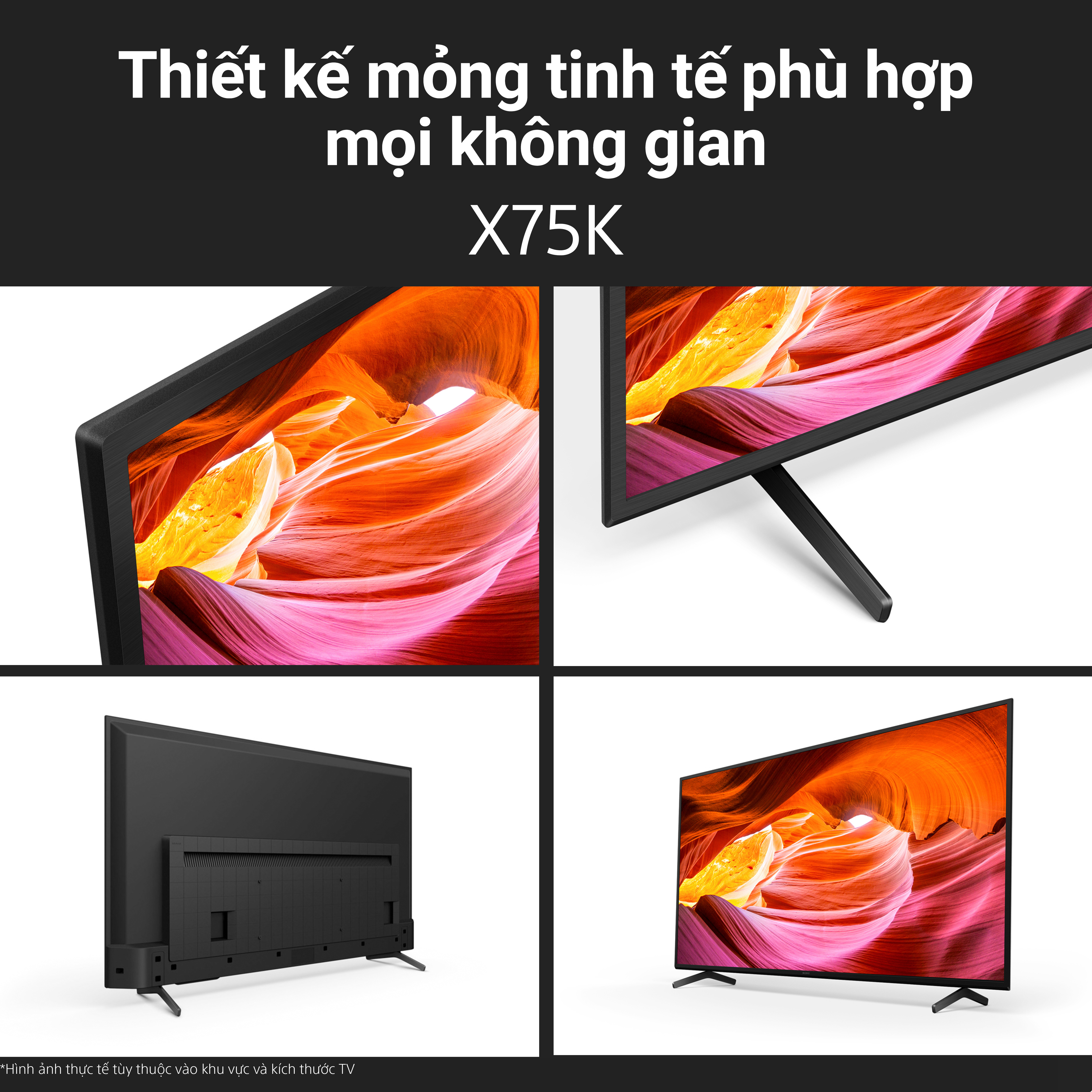 Google Tivi Sony 4K 55 inch KD-55X75K - Model 2022