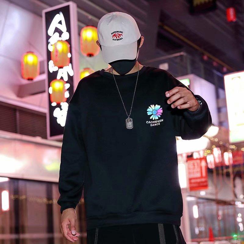 Áo Thun Nam Dài Tay Cổ Tròn Thời Trang Hàn 4 Màu Cỡ M-3Xl
