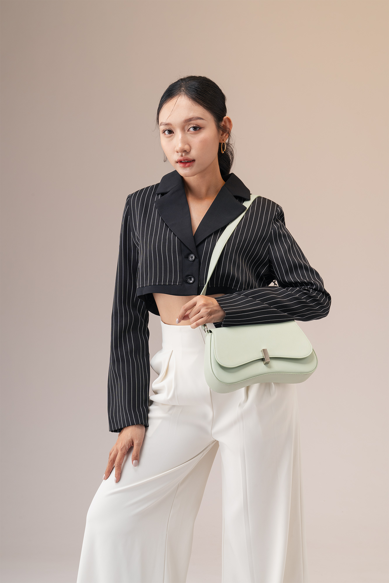 Túi Yuumy ( Thời trang nữ thiết kế đơn giản trẻ trung - Túi đeo vai da Seasand YN226 )