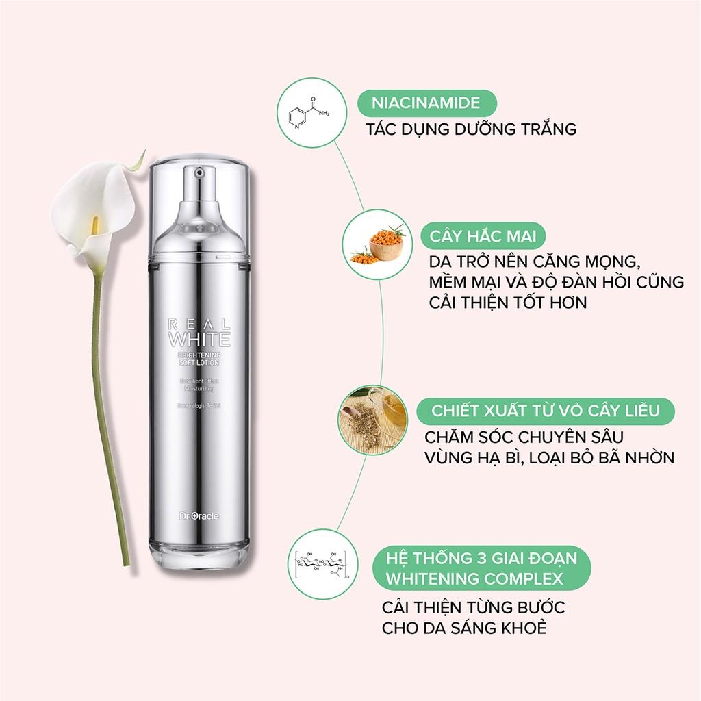 Sữa Dưỡng Trắng Da Dr.Oracle Real White Soft Lotion 120ml