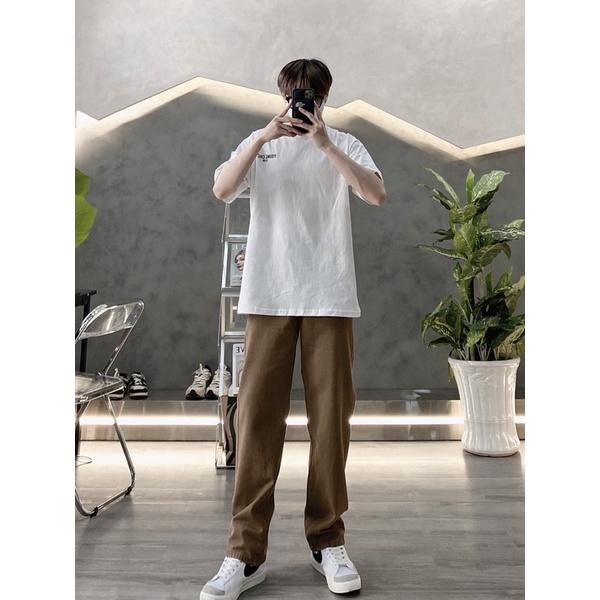 Baggy jeans nam quần jeans nhiều màu dễ phối đồ