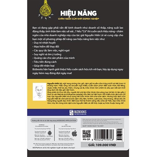 Hiệu Năng Châm Ngôn Của Nhà Doanh Nghiệp