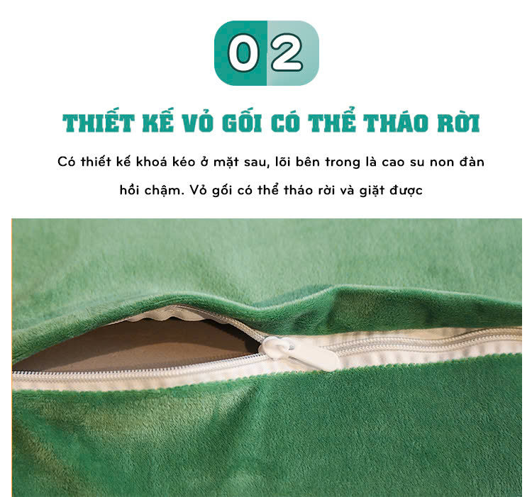 Đệm tựa lưng ghế văn phòng ô tô cao su non Vỏ gối siêu thoáng Gối tựa lưng kích thước 32 x 33 cm x 6/11cm – Giao Mẫu Ngẫu Nhiên