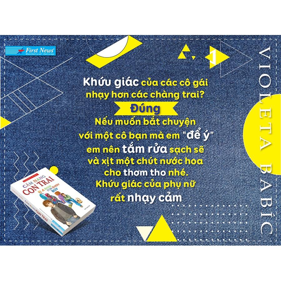 Sách - Cẩm Nang Con Trai - FirstNews