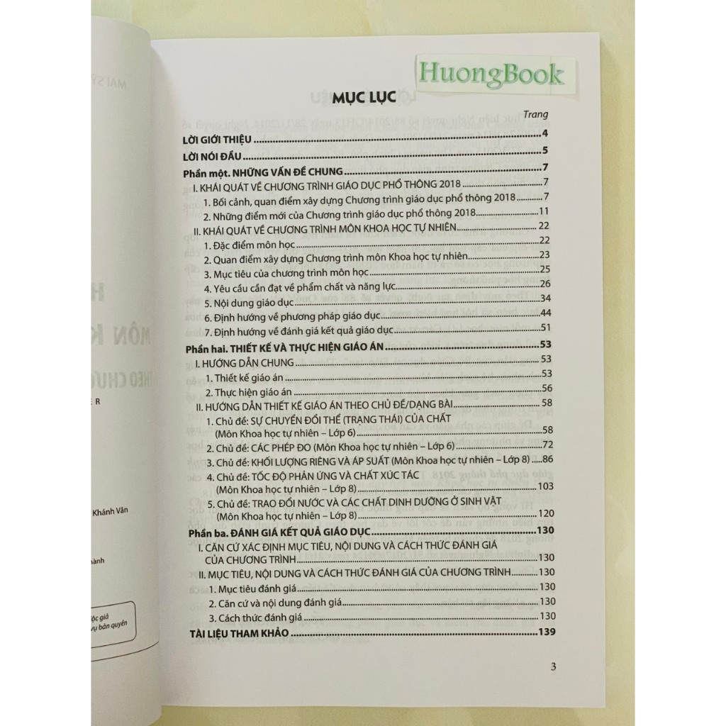 Sách - Hướng dẫn dạy học môn Khoa học tự nhiên THCS theo chương trình GDPT 2018 - SP