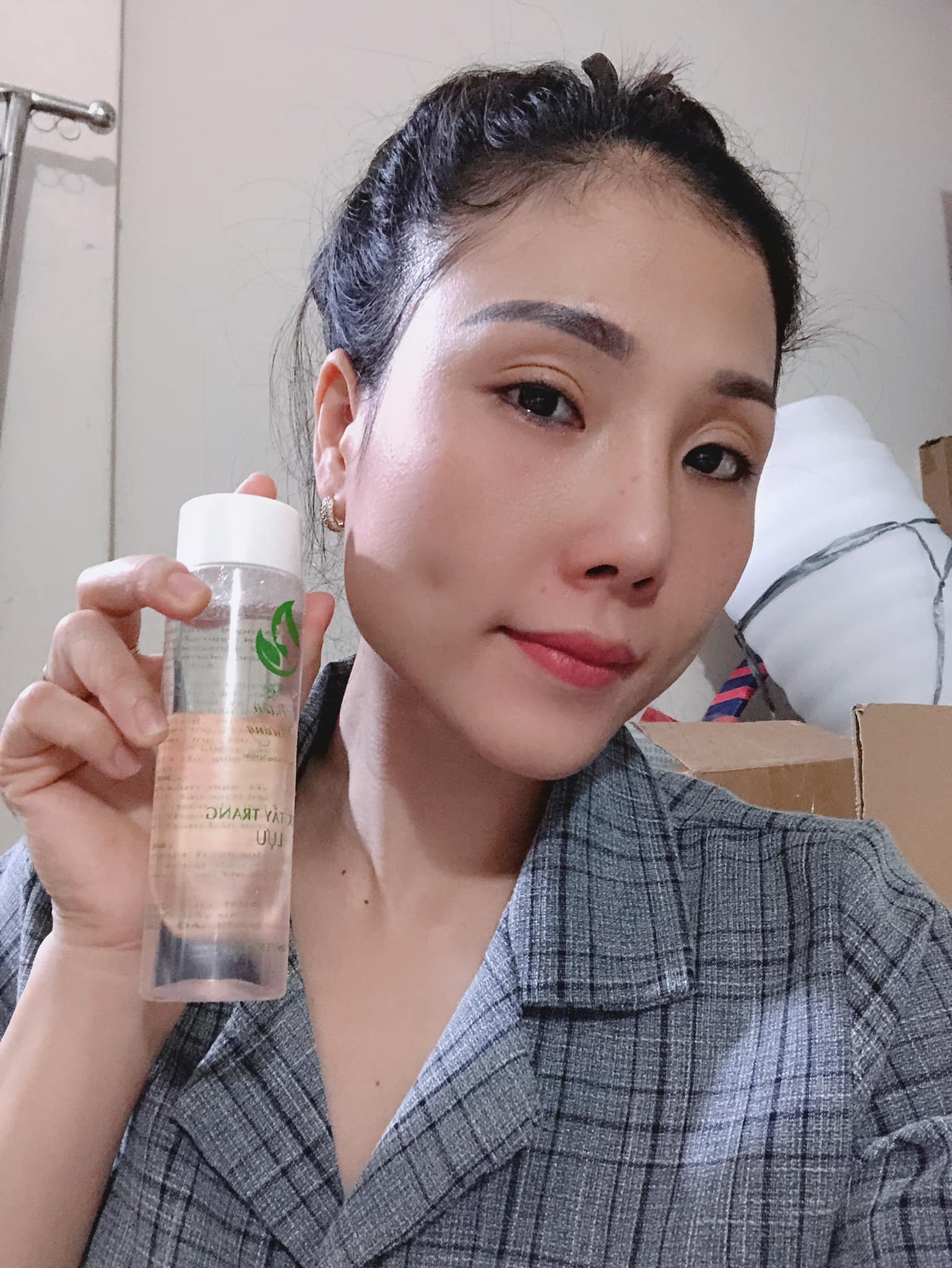 Nước Tẩy Trang Lựu 150ml Mộc Thiên Hương Giúp Làm Sạch Sâu Da Mặt