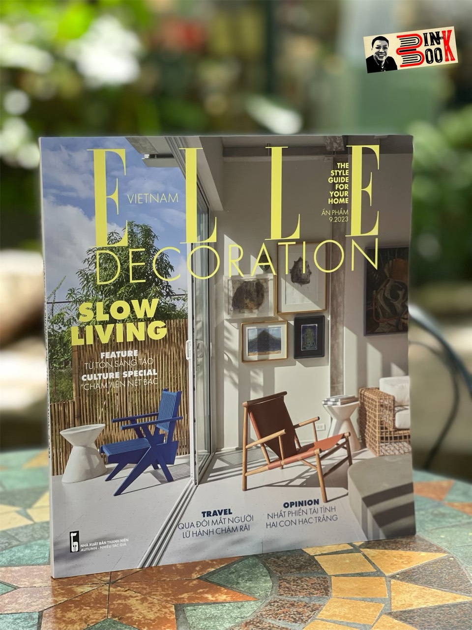 (In màu toàn bộ) Tạp chí ELLE DECORATION tháng 9/2023 - SLOW LIVING