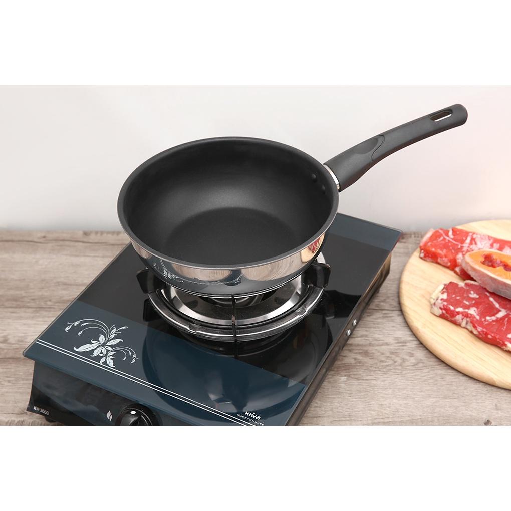 Chảo Chống Dính Bếp Từ Sâu Lòng Fivestar 3 Đáy Cao Cấp , tặng 1 sạn dừa - chảo bếp từ cao cấp