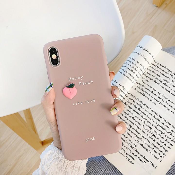 Ốp Lưng cho iPhone 6/6S/6Plus/6SPlus/7/8/7Plus/8Plus/X/XS/XSMax/11/11Pro/11ProMax Trái Cây 3D - Mã TZAC276