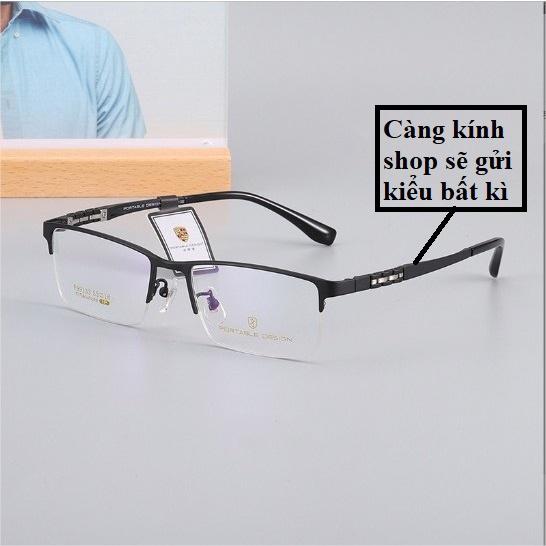 Gọng kính thể thao nửa viền tròng to, gọng to lò xo cực ôm mặt không hăn, , gọng cực đẹp loại tốt KT55