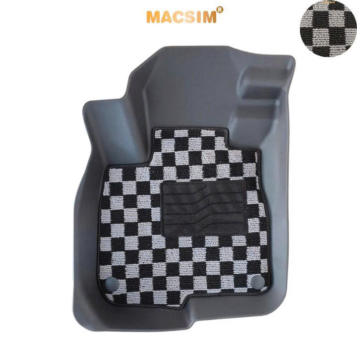[CHÍNH HÃNG] Thảm lót sàn ô tô Honda CRV (2017-2022) Macsim – 2 Lớp Ca rô, chuẩn phom, Sử dụng lâu dài (Mã 03)