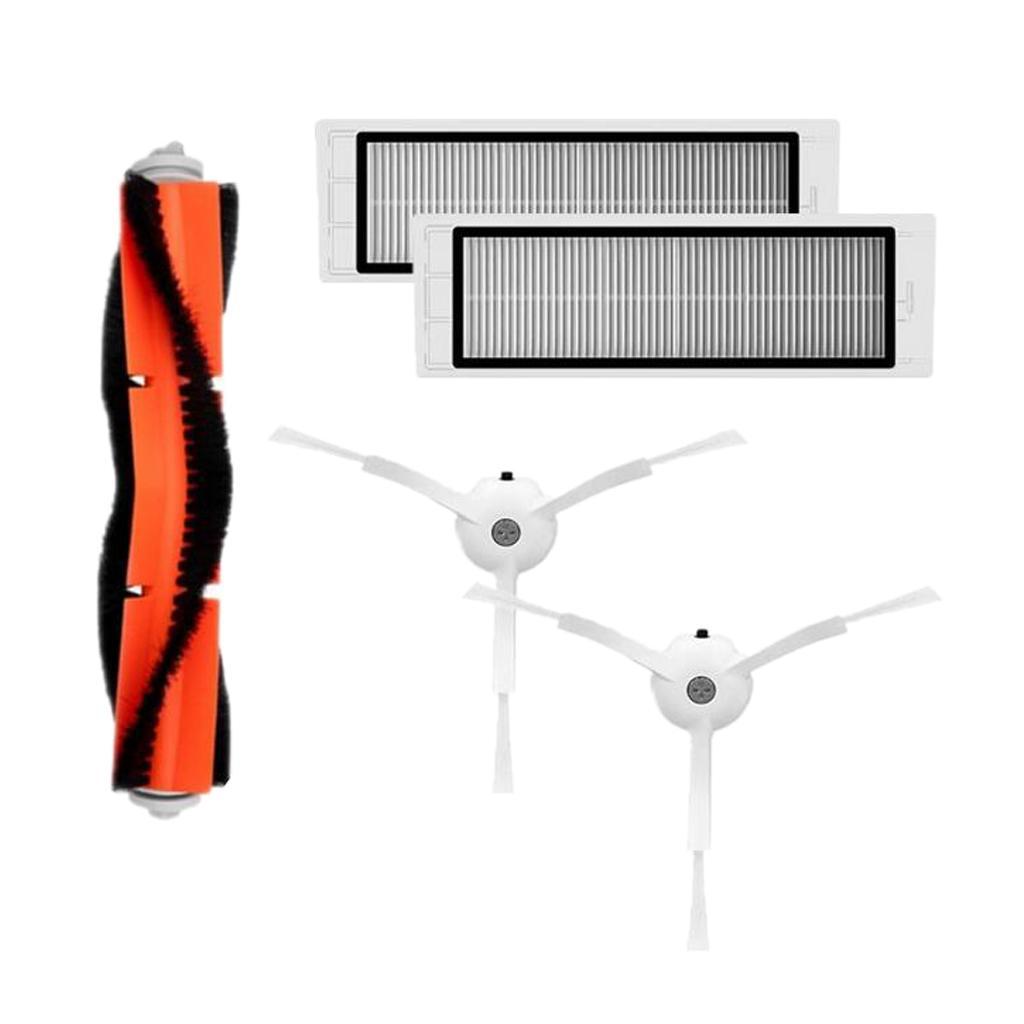 5pc/set Main Brush+HEPA Filter+Side Brush for Mi Robot Vacuum Cleaner