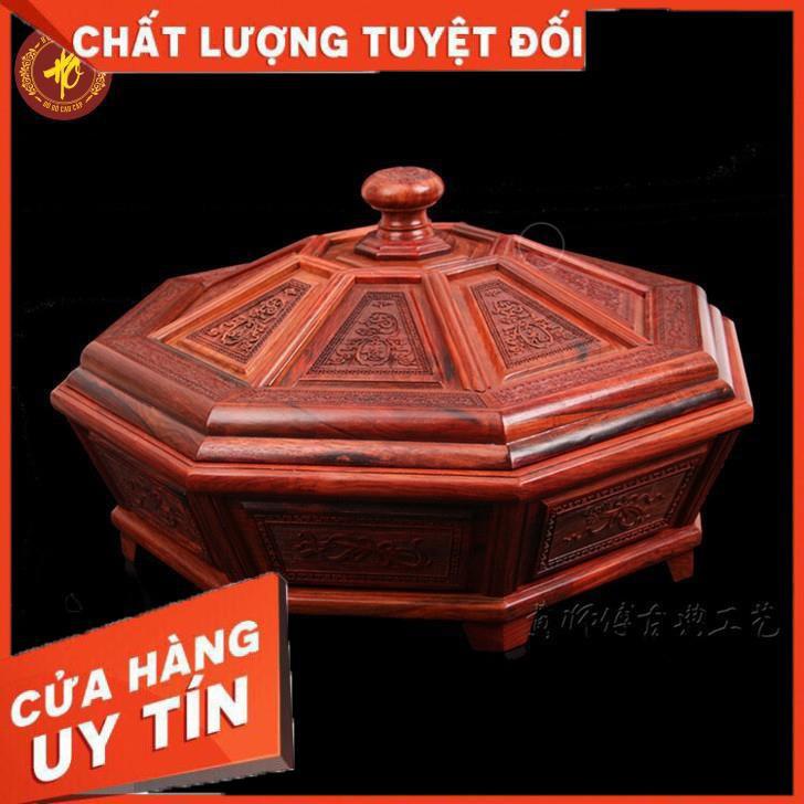 KHAY ĐỰNG BÁNH KẸO VINH HOA PHÚ QUÝ GỖ HƯƠNG 5 NGẮN - BẢO HÀNH 1 ĐỔI 1