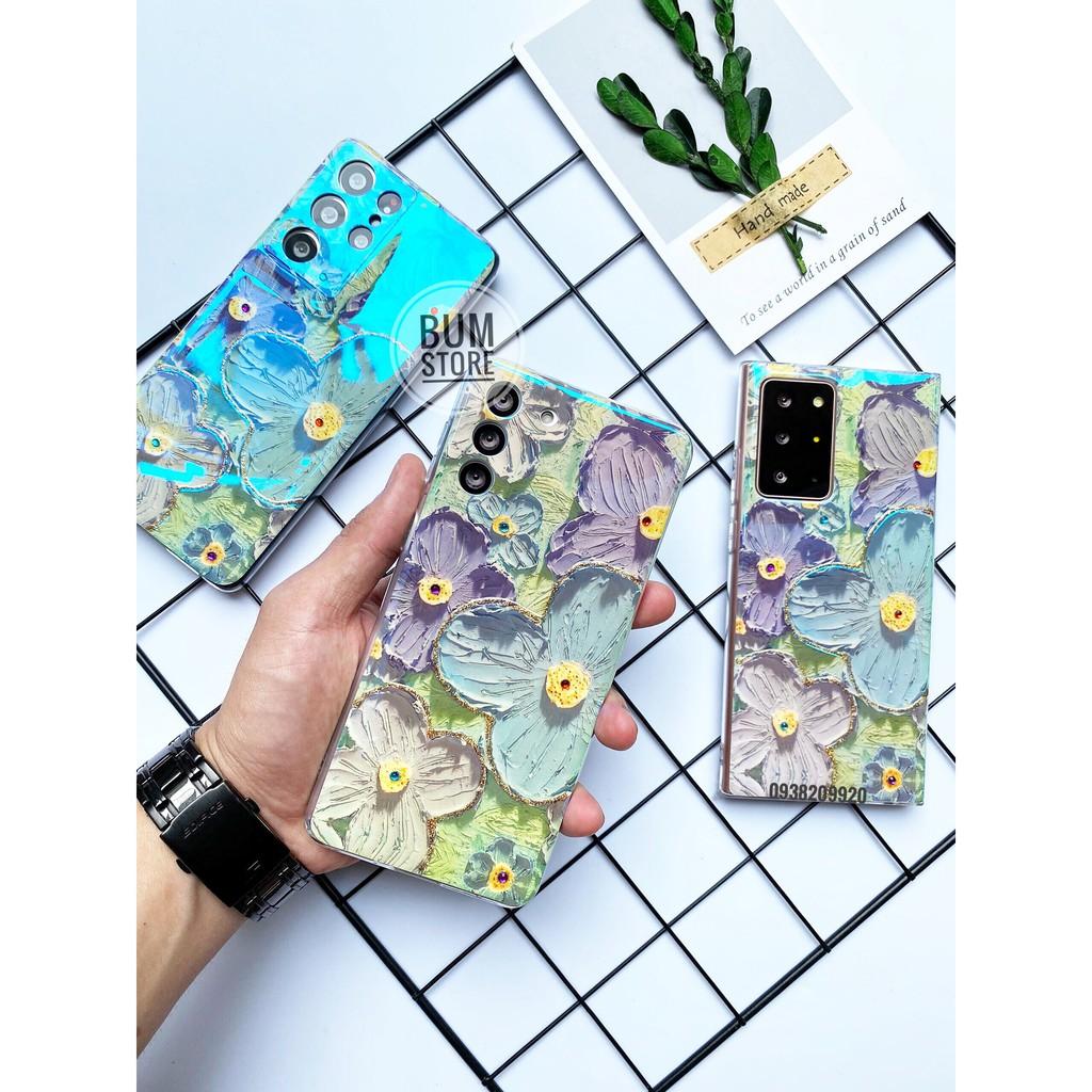 Ốp Lưng Cho Samsung S23 Ultra / S23 Plus / S22 ULTRA / S21 Ultra / S21 Plus / S21 FE / S20 Ultra / S20 FE Hoa Màu Sơn Nước - BUM STORE GALAXY CASE