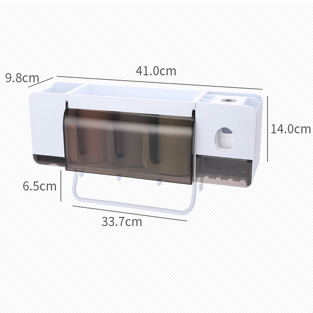 Kệ Để Đồ Nhà Tắm Đa Năng - Kèm 3 Cốc